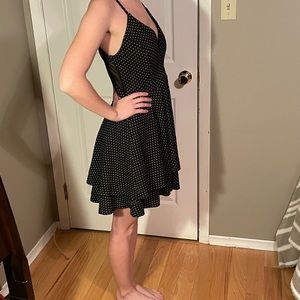 Emerald Sundae, black/ white polkadots, Size S